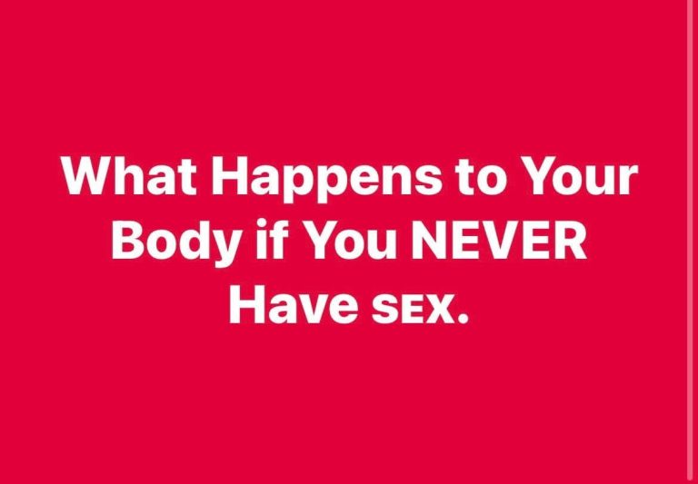 What occurs in your body if you NEVER engage in…