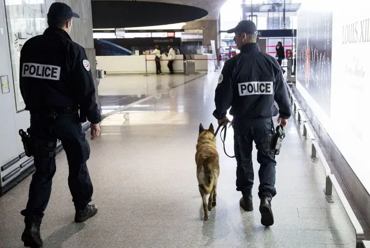 The police dog
