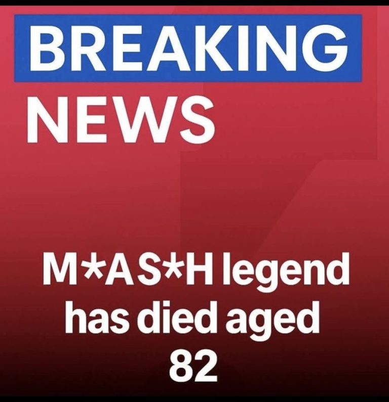 M*A*S*H legend has died aged 82
