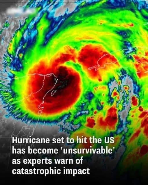 BREAKING NEWS Large HURRICANE
