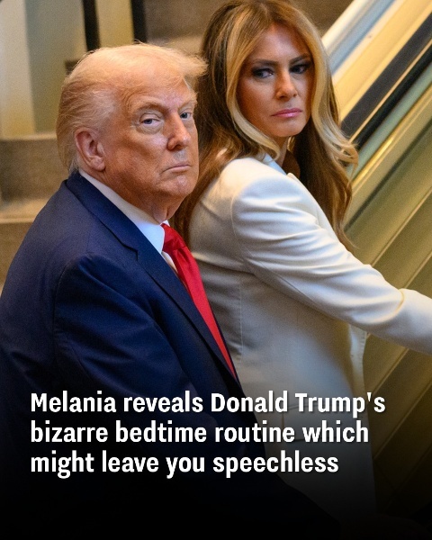 Melania opens up about Donald Trump’s unusual nighttime habits — and it’s jaw-dropping