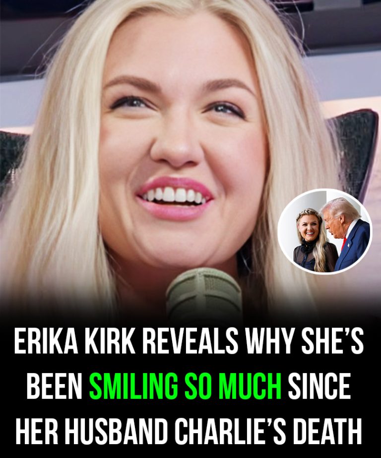 Erika Kirk Reveals Why She’s Been Smiling So Much Since Husband Charlie’s Death