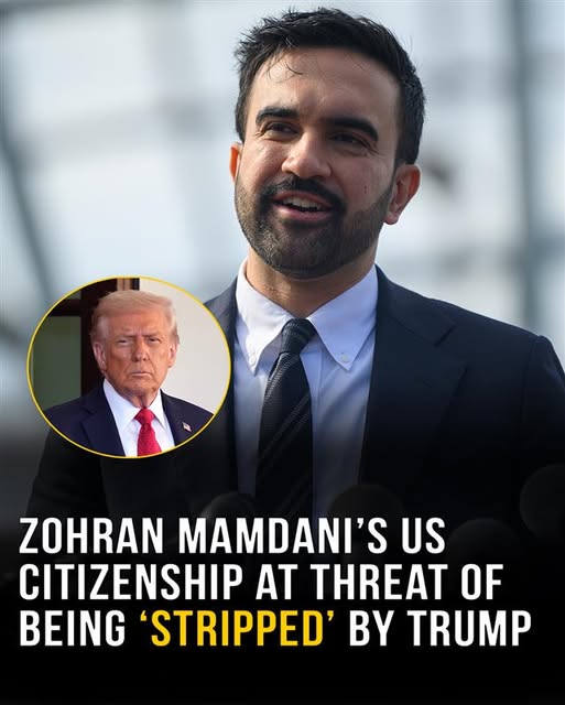 Zohran Mamdani faces deportation threat from Donald Trump