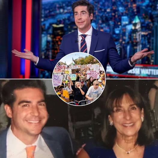 On live TV, Jesse Watters shared that his mother joined the fiery “No Kings” protests over the weekend, joking that it made him wonder if he was adopted