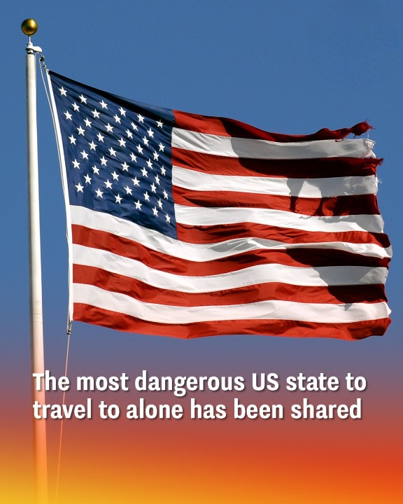 The most dangerous US state to travel to alone has been shared