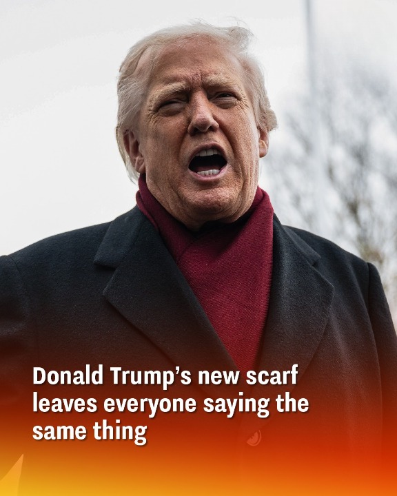 Donald Trump’s new scarf leaves everyone saying the same thing