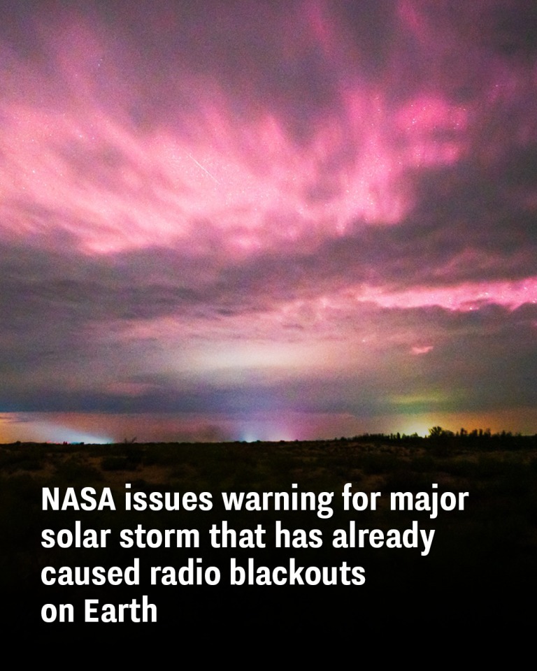 NASA issues warning for major solar storm that has already caused radio blackouts on Earth