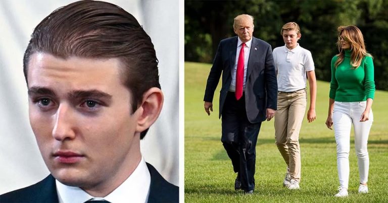 Observers Notice a Quiet Detail in Barron Trump’s Family Photos