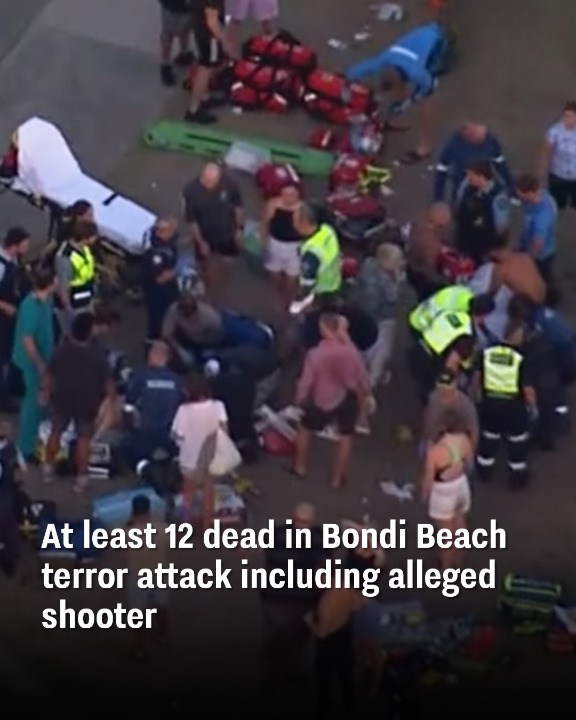 At least 12 dea.d in Bondi Beach terro.r attack including alleged sho.ote.r