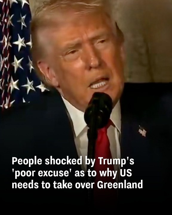 People shocked by Trump’s ‘poor excuse’ as to why US needs to take over Greenland