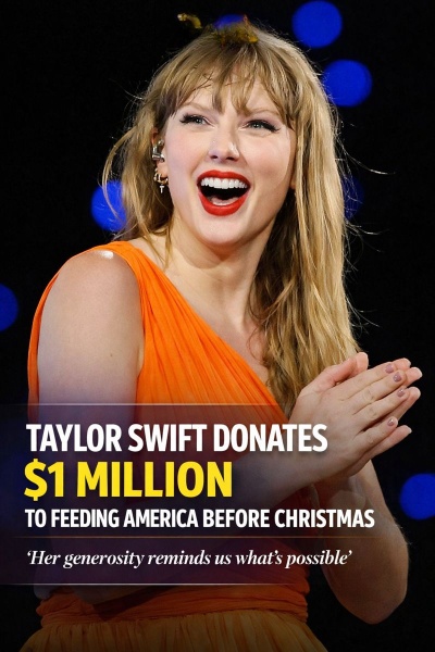 Taylor Swift Donates $1 Millio