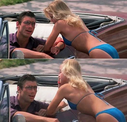 In Scarface, a girl in a blue bikini distracts Mannys character – what happened to her will break your heart