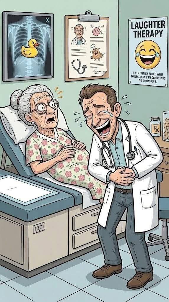 “One day an old lady went to the doctor
