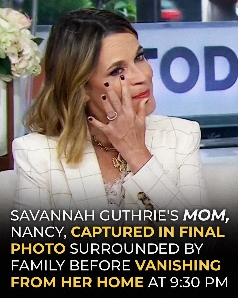 A family photo captured Savannah Guthrie’s mother just before her disappearance.