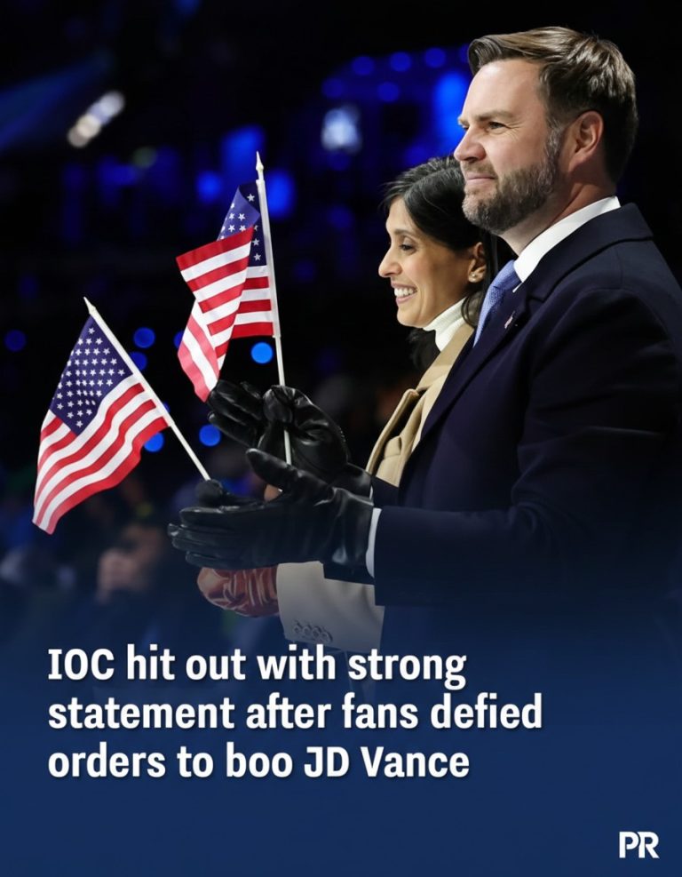 IOC Hit Out With Strong Statement After Fans Defied Orders to Boo JD Vance