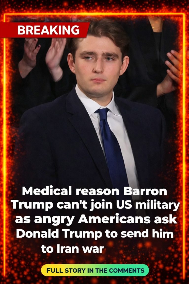 Medical reason Barron Trump can’t join US military as angry Americans ask Donald Trump to send him to Iran war